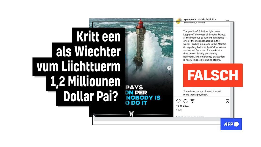Faktencheck: Haartnäckeg Behaaptung, dass Liichttuerm La Jument sengem Staff Millioune bezilt - Featured image