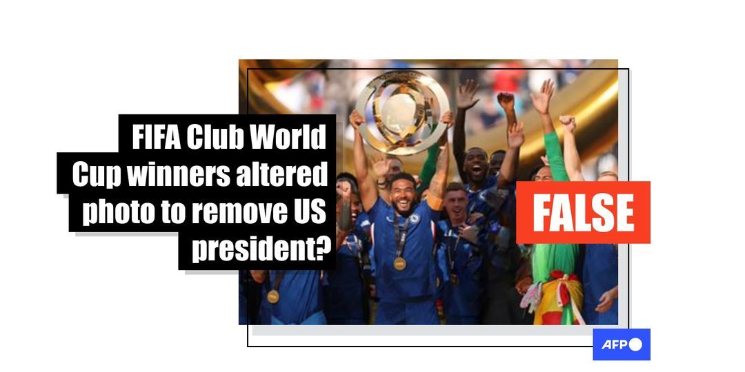 Chelsea did not share championship photo with Trump edited out - Featured image