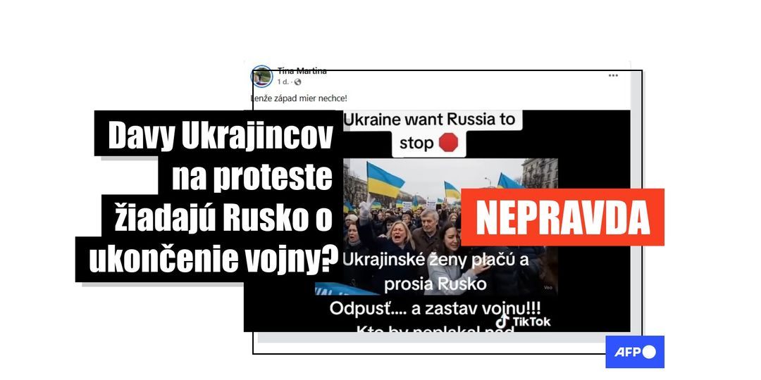 Video Ukrajincov prosiacich Rusko, aby zastavilo vojnu, je vytvorené umelou inteligenciou - Featured image