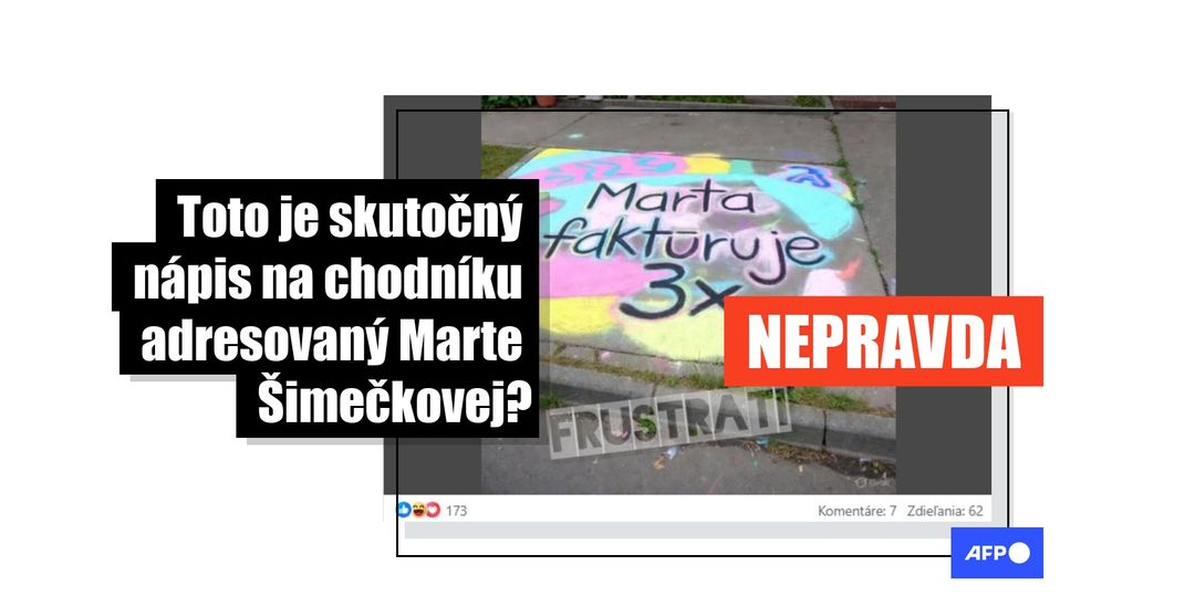 Obrázok nápisu na chodníku namiereného proti matke opozičného lídra bol vytvorený pomocou umelej inteligencie - Featured image