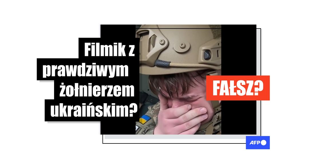 Filmik z płaczącym ukraińskim żołnierzem został wygenerowany przez AI - Featured image