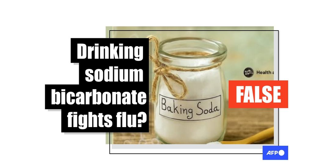 Influencers tout unproven baking soda remedy for influenza - Featured image