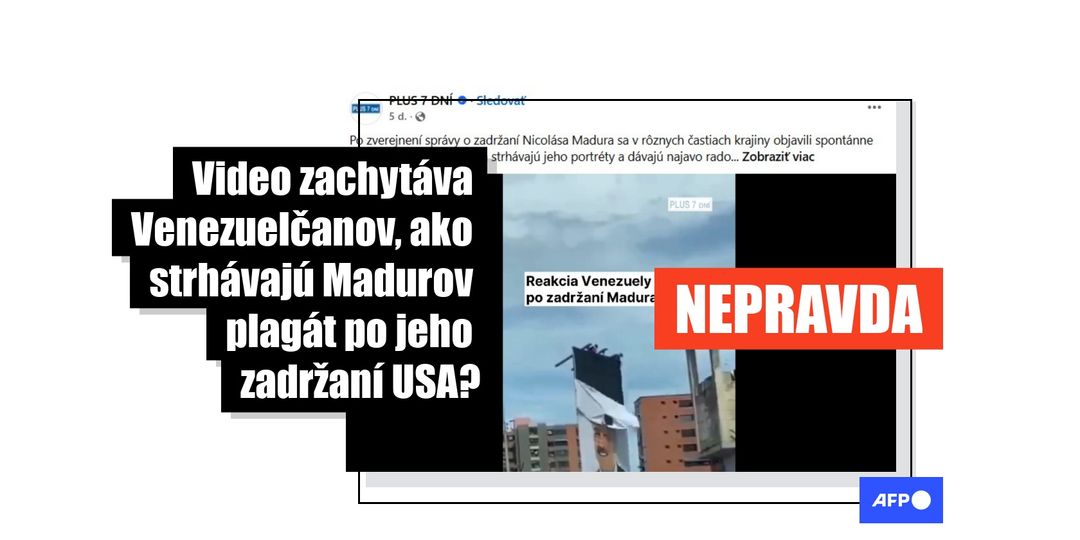 Video strhnutia plagátu s Madurom bolo zhotovené pred americkou vojenskou operáciou - Featured image