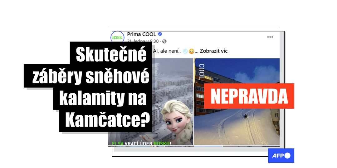 Sněhová kalamita na Kamčatce spustila lavinu AI obrázků a videí - Featured image