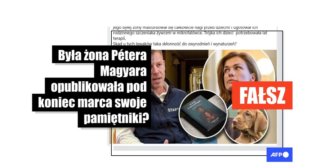 Fałszywa informacja że Judit Varga wydała swoje pamiętniki pochodzi z fałszywej strony - Featured image