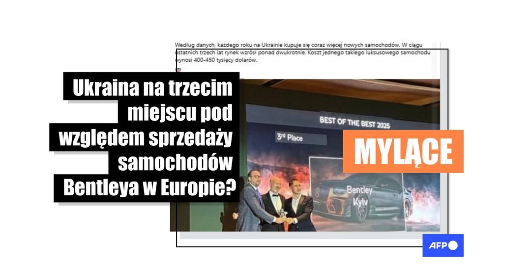 Ukraina nie uplasowała się na trzecim miejscu pod względem sprzedaży samochodów Bentleya w Europie w 2025 roku - Featured image