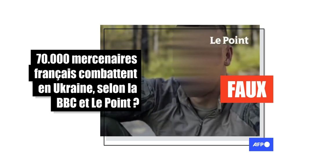 Non, la BBC n'a pas révélé que "70.000 mercenaires français" combattent en Ukraine - Featured image