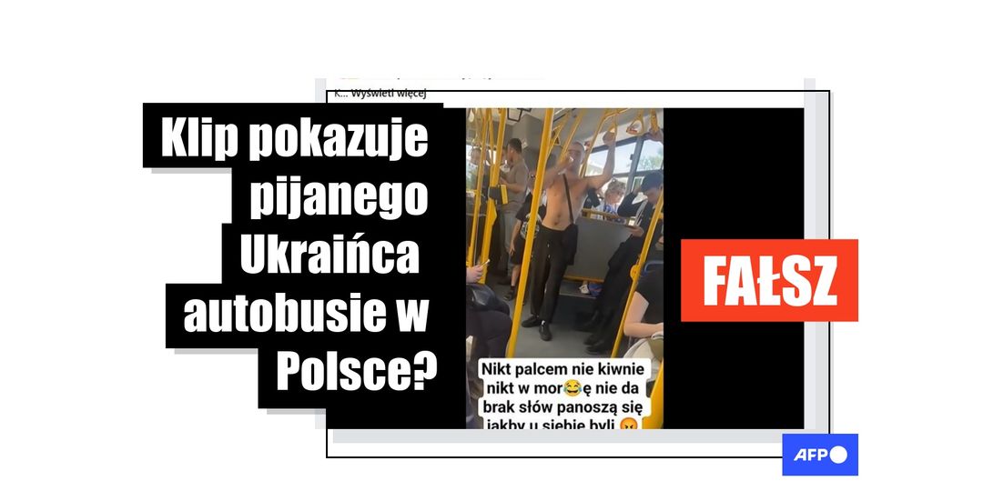 Nagranie z mężczyzną pijącym piwo w autobusie pochodzi z Jarosławia w Rosji, a nie z Polski - Featured image