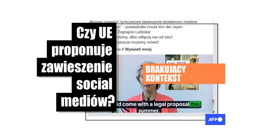 Ursula von der Leyen opowiada się w nagraniu za wprowadzeniem ograniczeń wiekowych, a nie „tymczasowym zawieszeniem” platform - Featured image