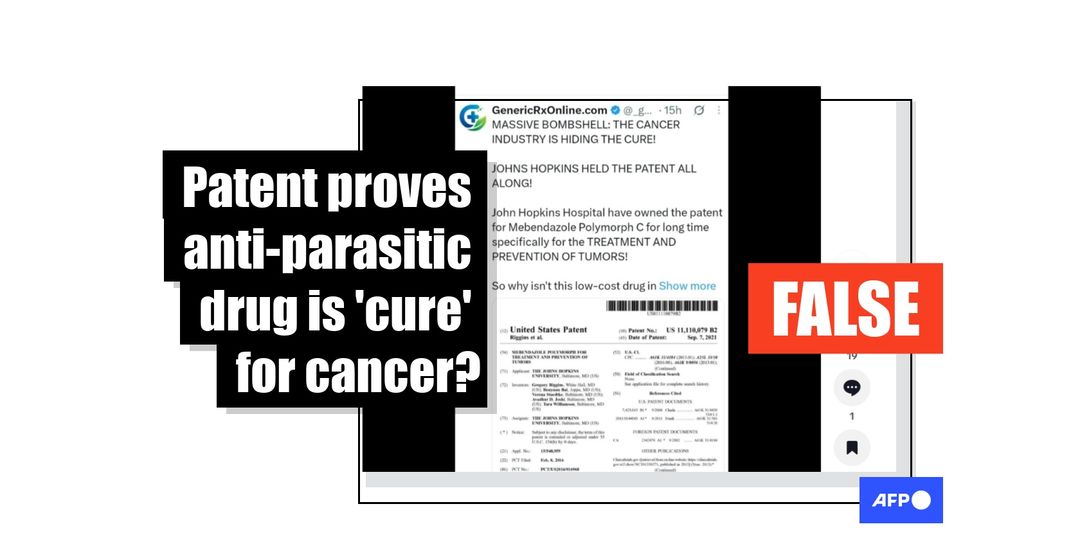 Posts touting mebendazole as cancer treatment go beyond the science - Featured image