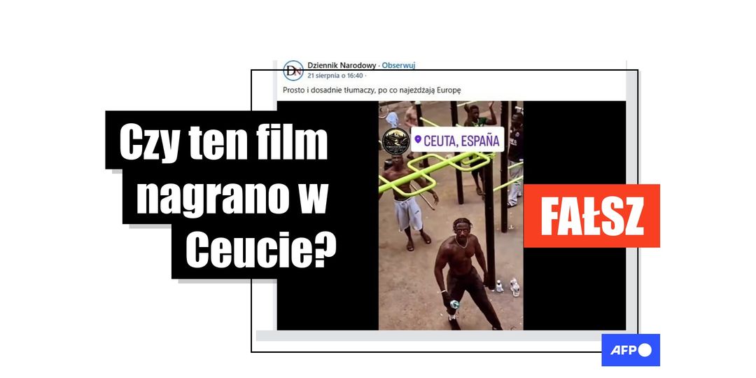 Nagranie trenera fitnessu w paryskim parku fałszywie oznaczono jako film z Ceuty w Hiszpanii - Featured image