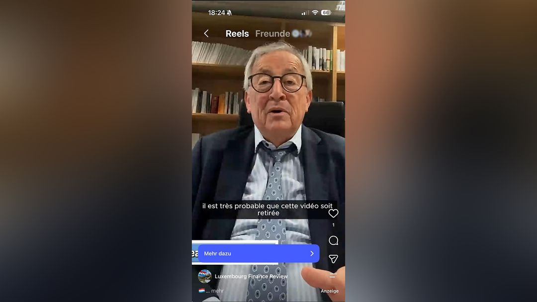 Fake-Video an de soziale Medien: Verréit de Jean-Claude Juncker en Trick, fir vill Geld ze verdéngen? - Featured image